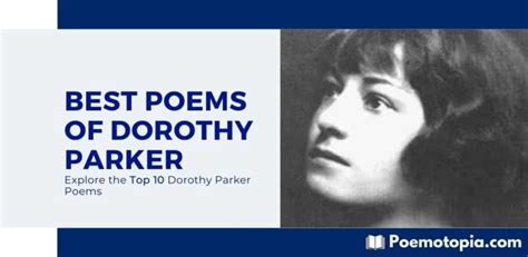 10 of the Best Poems of Dorothy Parker - Poemotopia