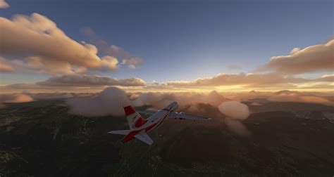 Flying over the alps : r/MSFSPhotos