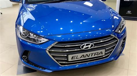 All New Hyundai Elantra Marina Blue Colour Premium Sedan Interior ...