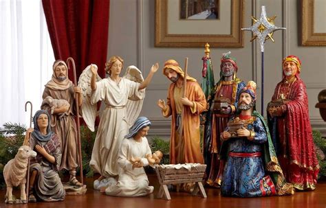 Three Kings 10" Nativity Indoor Standard Set, 11 Pieces RLN025 - St ...