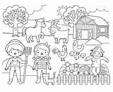 Fazenda Para Colorir  40 Desenhos Fofos Imprimir sketch template