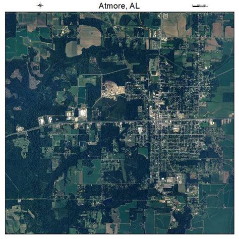 Aerial Photography Map of Atmore, AL Alabama