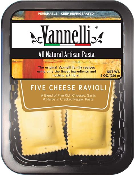 FIVE CHEESE & GARLIC RAVIOLI | Vannelli Brands