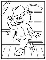Tap Dance Coloring Pages sketch template