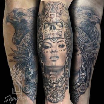 Pin on Aztec tattoos
