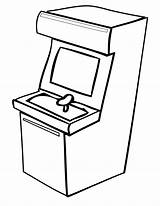 Arcade Coloring Pages At GetColoringscom  Free Printable Colorings sketch template