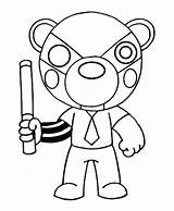 Mousy Piggy Roblox Coloring Page  Free Printable Pages For Kids sketch template