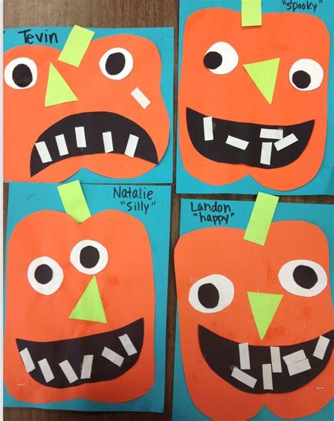 Preschool Pumpkin Jack o Lantern. TONS of cute projects for your kiddos this Halloween season ...