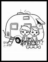 20 Free Printable RV & Camper Coloring Pages For All Ages sketch template
