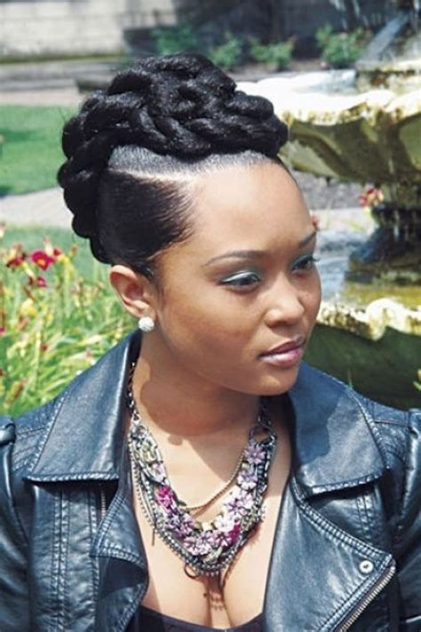 Braid Updo Hairstyles Black Women | African Hairstyle Women | Hair inspiration, Braided ...