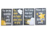 You Are My Sunshine Nursery Wall Decor | Rusticly Inspired Signs