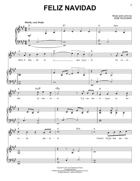 Michael Buble - Feliz Navidad sheet music