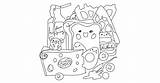 Breakfast Coloring Pages Printable sketch template