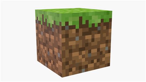 Free Minecraft Grass Block Model - TurboSquid 1824543