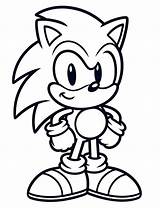 Adorable Sonic The Hedgehog Coloring Page  Download Print Or Color sketch template