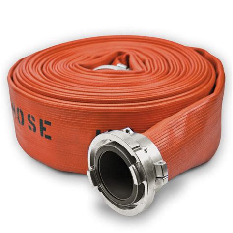 2-1/2" Inch Rubber Fire Hose LDH | FireHoseSupply.com