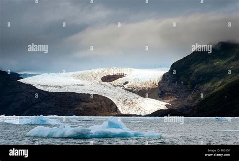 Glacier Calvo fjord Patagonia Patagonia Chile Stock Photo - Alamy