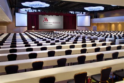 New York Marriott Marquis Broadway Ballroom - Classroom Setup #hotels ...