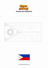 Philippines Coloring Flag Philippine Pages Clipart Colouring  sketch template