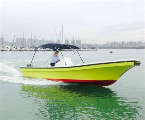 China Long Panga Fiberglass Material Fishing Work Boat Panga 23 - China Boat, Fishing Boat