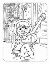 Printable Disney Coco Coloring Sheet sketch template