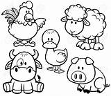 Cute Baby Farm Animal Coloring Pages  Best For Kids sketch template