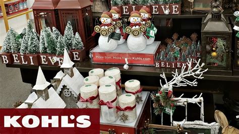 KOHL'S CHRISTMAS DECOR SHOP WITH ME 2018 - YouTube