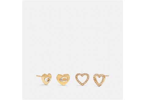COACH® Outlet | Heart Stud Earrings Set