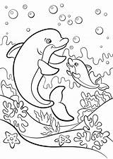 Free DOLPHIN Coloring Pages For Download Printable PDF sketch template