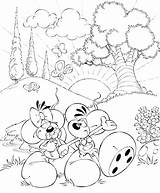 Kids n funcom  Coloring Page Diddl sketch template