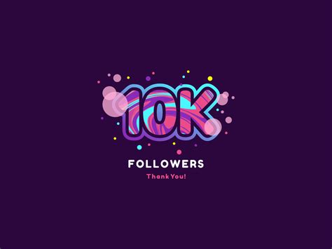 10k Followers by Anthony Gribben 10k Followers Png, Thank You Poster ...