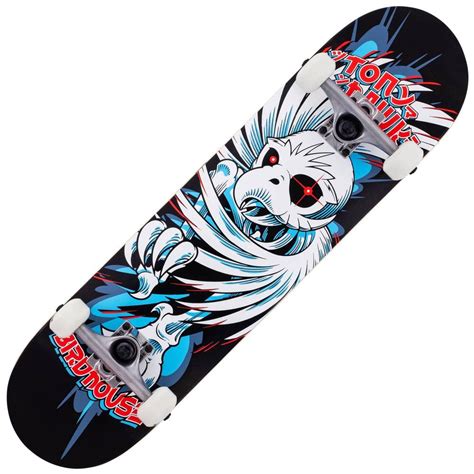 Birdhouse Tony Hawk Spiral Black Stage 1 Complete Skateboard 7.75" - SKATEBOARDS from Native ...