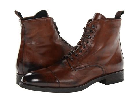 TOP QUALITY-Handmade Men Brown Ankle High Boots, Men Leather Formal ...