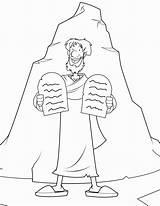 Moses At Mt Sinai Coloring Pages sketch template