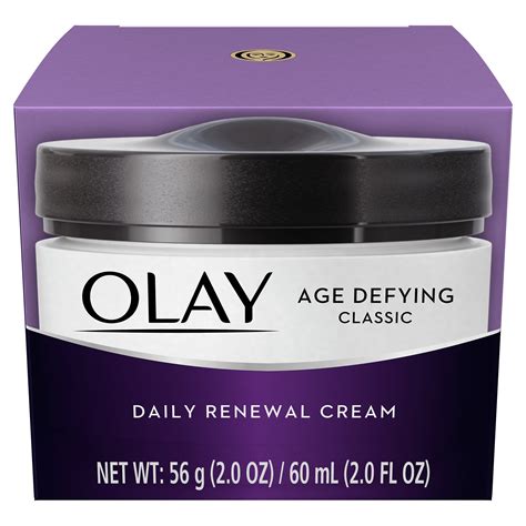 Olay Age Defying Classic Daily Renewal Cream, Face Moisturizer 2.0 fl ...