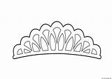 Crowns And Tiaras Coloring Pages  Learny Kids sketch template
