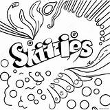 Skittles Logo Coloring Page 56452 45472 sketch template