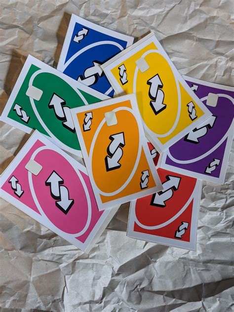 Uno reverse credit card stickers I've been making for a few months. Link in comments : r ...