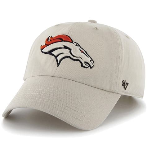 Mens Denver Broncos '47 Brand Natural Cleanup Adjustable Hat - NFLShop.com