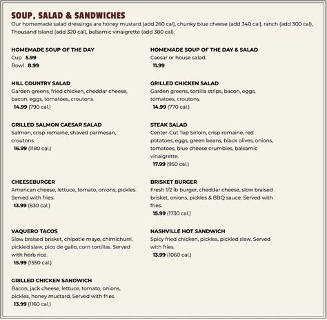 Saltgrass Steak House Menu With Prices (Updated: February 2024)