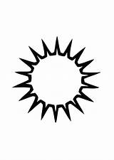 Sunny Coloring Page sketch template