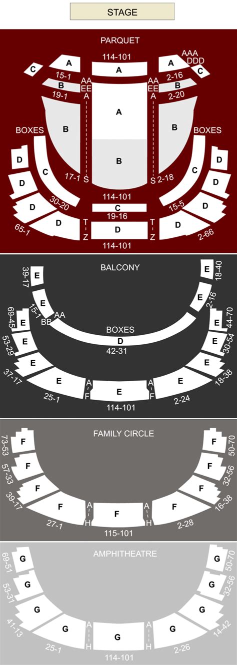 Academy of Music, Philadelphia, PA - Seating Chart & Stage ...