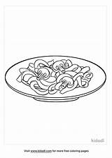Pasta Coloring Pages / Hand Drawn Set Vector Photo Free Trial Bigstock  sketch template