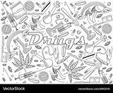 Drugs Say Coloring Pages Drawing Drug Worksheets Awareness Worksheet  sketch template