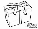 Christmas Gift Box Coloring Page Coloring  Home sketch template