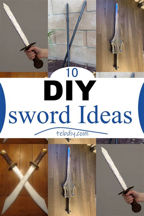 10 Easy DIY Sword Ideas For Kids - Teb DIY