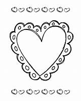 Free Printable Valentine Hearts To Color  Templates sketch template
