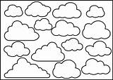 97 Clouds Coloring Pages Printable  Fieltros Patiki sketch template