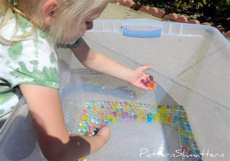 Pattern Shmattern: Playing with Water Marbles