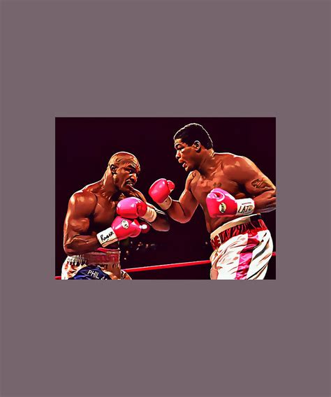 Evander Holyfield vs Riddick Bowe-01 Digital Art by Kha Dieu Vuong